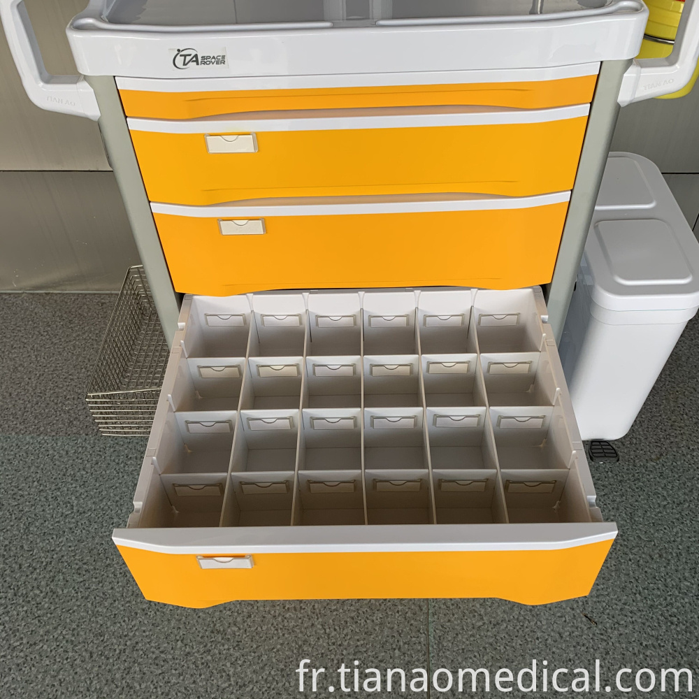 Poste de travail médical mobile d'infirmière d'hôpital Hospital Mobile Medical Nurse Workstation